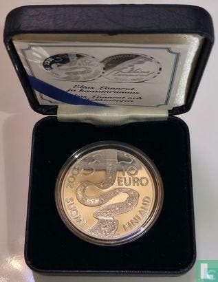 Finland 10 euro 2002 (PROOF) 200th anniversary Birth of..., Verzenden, Overige landen, Goud, 10 euro