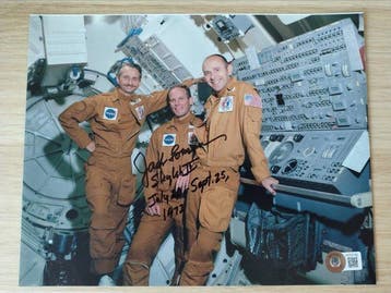NASA Mission Skylab 3 - Astronaut Jack Lousma - Gesigneerde