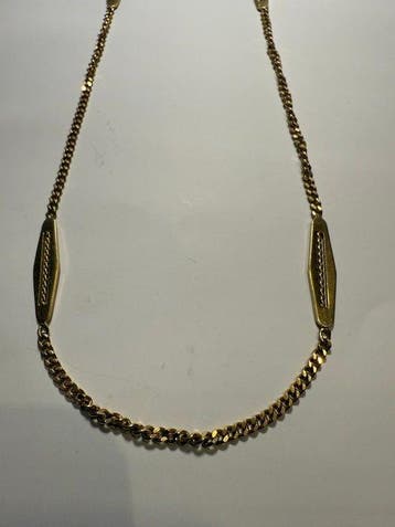 Collier tendance - 18 carats Or jaune
