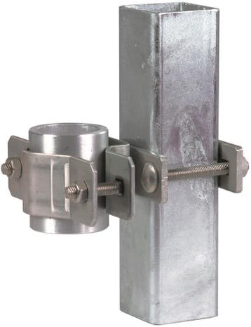 Dehn Roestvrij Staal Rail Klem Voor D50mm Buizen En D50x50mm, Doe-het-zelf en Bouw, Verzenden, Nieuw