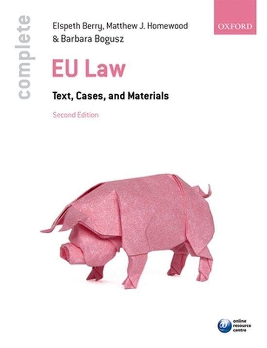 Complete EU Law 9780198725770 Elspeth Berry, Livres, Langue | Anglais, Envoi