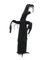 Halloween Black Tree, Zwarte Spookboom 110 Cm Met Licht, Nieuw