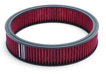 Edelbrock 14 X 3 inch rood filter, Ophalen of Verzenden, Nieuw