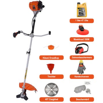 Kibani 4-Takt Bosmaaier Benzine – Kantenmaaier – Grastrimmer, Nieuw