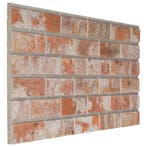 vidaXL Wandpanelen 10 pcs Oranje 100 x 50 cm EPS-schuim, Verzenden, Nieuw