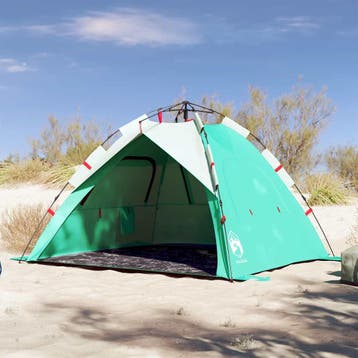 vidaXL strandtent 3-persoons waterdicht snelontgrendeling, Verzenden