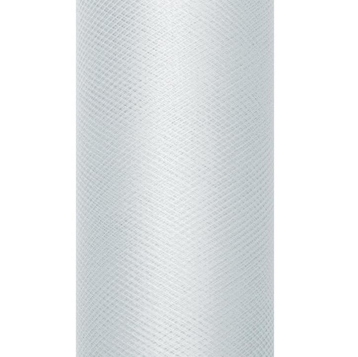 Grijze Tule Rol 30cm 9m, Hobby en Vrije tijd, Feestartikelen, Nieuw, Verzenden
