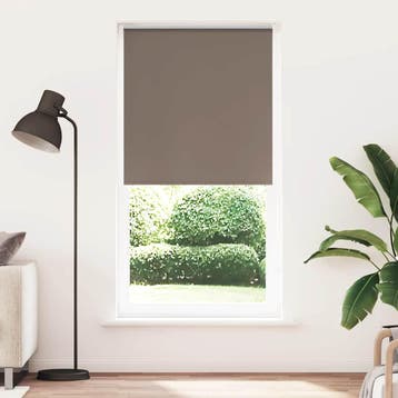 vidaXL Rolgordijn verduisterend koffie 105x210 cm, Verzenden