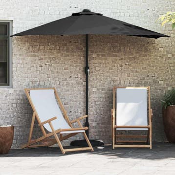 vidaXL Tuinparasol 294 x 150 x 224 cm Polyester en Staal, Verzenden, Nieuw