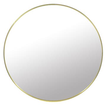 Badkamerspiegel goud 60cm | Tweede kansje | OP = OP, Verzenden, Overige typen