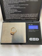 Bague - 14 carats Or jaune Grenat - Grenat