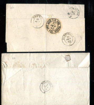 Italiaanse oude staten - Sardinië 1861 - Sardinië postzegels, Gestempeld