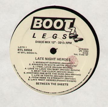 Between The Sheets - Late Night Heroes, Verzenden
