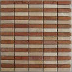 Wand Mozaïek Tegels Factory Steen Anticato Beige Rood - M.., Doe-het-zelf en Bouw, Tegels, Wandtegels, Nieuw, Ophalen of Verzenden