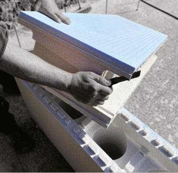 Bloc piscine en polystyrène Haute densité - 125 x 25 x 30 cm, Ophalen of Verzenden, Neuf