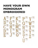 Choose your Letter- New cushion with embroidered Monogram, Antiek en Kunst, Antiek | Tapijten, Tafelkleden en Textiel