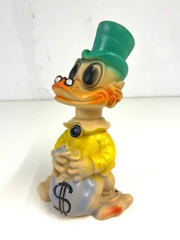 Uncle Scrooge - 1 Figure with money bag - Disney - 1960