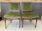 Stoel (2) - Hout, Textiel - Een paar Franse stoelen, Antiek en Kunst