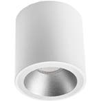 Opbouwspot GU10 - Pragmi Cliron Pro Rond Mat Wit/Zilver Alum, Verzenden, Nieuw