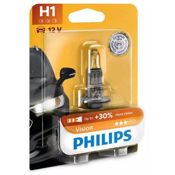 Philips H1 Vision 55W 12V 12258PRB1 Autolamp, Verzenden