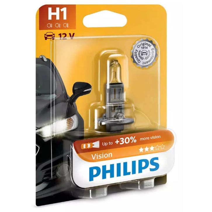 Philips H1 Vision 55W 12V 12258PRB1 Autolamp, Autos : Pièces & Accessoires, Éclairage, Envoi