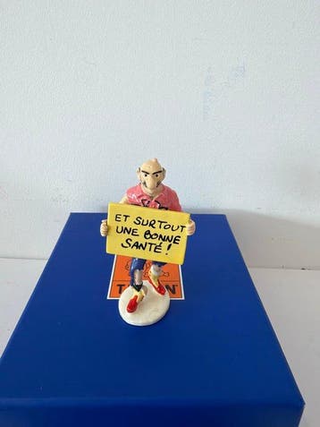 Tintin - CARTE DE VOEUX Rastapopulos