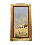 Spanish school (XIX-XX) - Mediterranean beach landscape