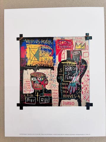 Jean-Michel Basquiat - The Italian Version of Popeye has no