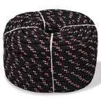 vidaXL Boot touw 16 mm 250 m polypropyleen zwart, Verzenden