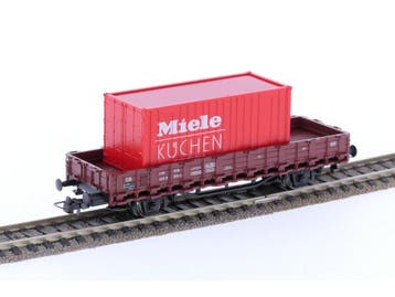 Schaal H0 Roco 46031 rongenwagen met Miele container van..., Ophalen of Verzenden, Overige typen