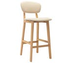 Barkrukken 2 st stof creme | Retour Deal | 52% KORTING, Huis en Inrichting, Barkrukken, Met voetsteun, Verzenden, Nieuw, 90 cm of meer