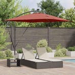vidaXL Parasol Terracotta 249 x 249 x 250 cm Polyester en, Tuin en Terras, Verzenden, Nieuw