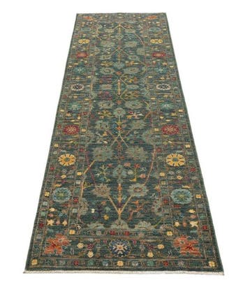 Designer tapijt - nieuw - meesterwerk - Loper - 246 cm - 77