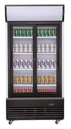 Koelkast Schuif Glasdeuren 1000L, Verzenden, Nieuw in verpakking, Koelen en Vriezen