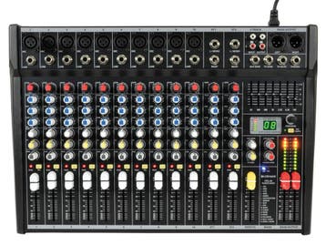 Citronic CSL-14 14 Kanaals Stage Mixer Met DSP Effecten, Musique & Instruments