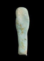 Oude Egypte, late periode Faience Shabti (Zonder