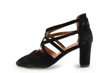 Manfield Pumps in maat 39 Zwart, Verzenden, Pumps