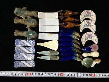 Japanese - Beeld, Collection of 30 Japanese Ceramic