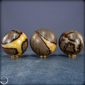 Septarien Kugel-Set – Indrukwekkende natuurlijke structuren