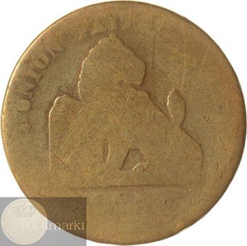 Belgique. Léopold Ier. Misslag 2 Centimes z.j. (1835-1865 en