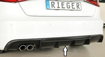 Rieger diffuser | A3 (8V): 07.12-08.16 (tot Facelift) - 3-dr, Verzenden