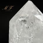 Pointe de Quartz Gravure - Hoogte: 190 mm - Breedte: 80 mm-