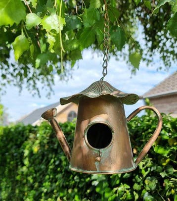 Beeldje - BIrdhouse - garden ornate - IJzer