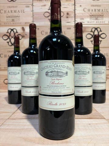 2023 Château Grand Jean - Bordeaux - 6 Magnums (1,5 l), Nieuw
