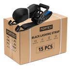 15x FORTEX 2-delige spanband met ratel en haken - 35mm -, Verzenden