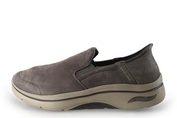 Skechers Instappers in maat 42 Grijs, Verzenden, Overige typen