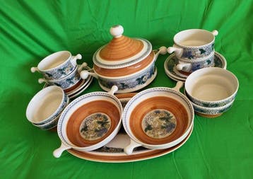 goebel - Tafelservies (16) - Keramiek - Vintage tafelservies