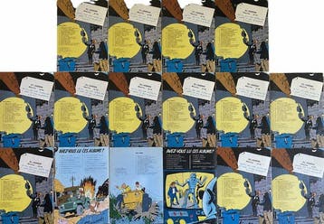 Gil Jourdan - 16x B - 16 Album - Eerste druk/herdruk -, Livres, BD