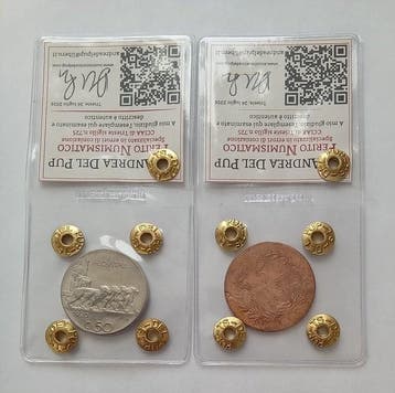 Italië, Koninkrijk Vitt.Eman.III e Vitt.Eman.II. Lotto 2, Postzegels en Munten