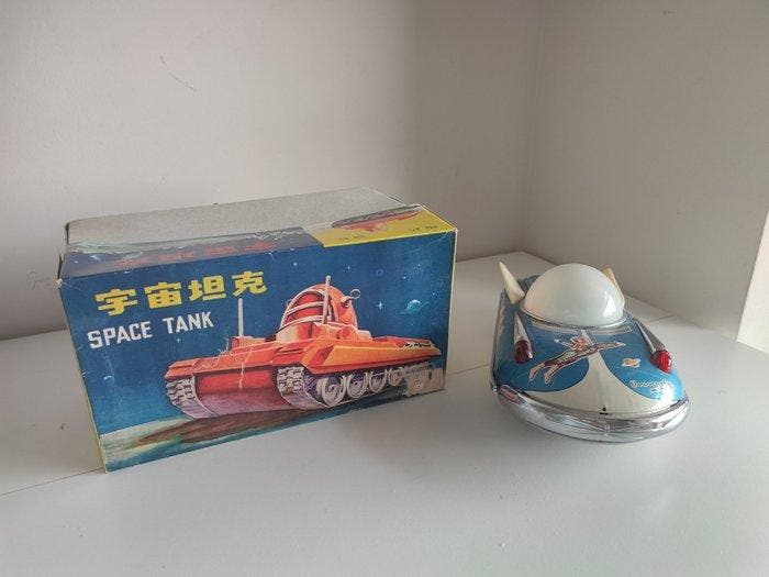 ME China - Blikken speelgoed - Space Tank & Universe Car -, Antiek en Kunst, Antiek | Speelgoed